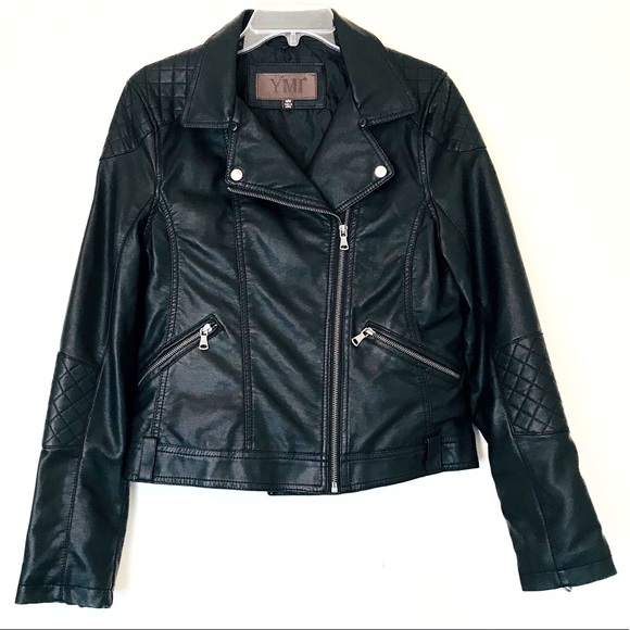 YMI Jackets & Blazers - 🏍 YMI Vegan Leather Moto Jacket